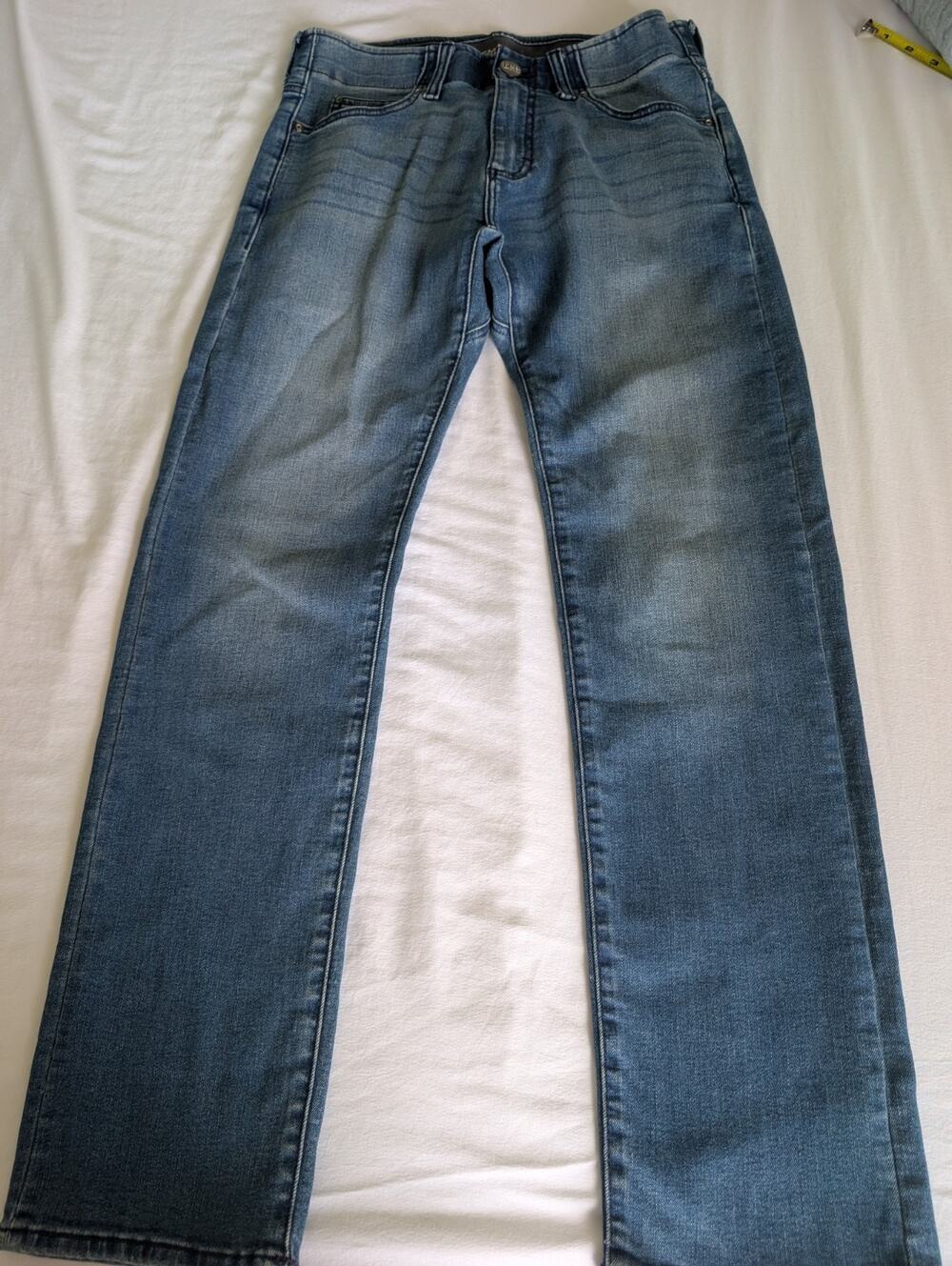 Lee Extreme Motion Jeans Adult 30x30 Blue Slim Fit Straight Leg Medium Wash MVP